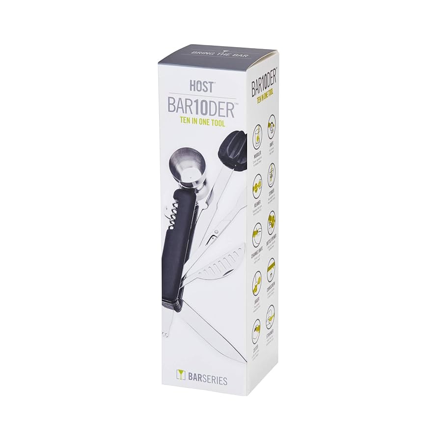 DELL - bartender Amazon.com: HOST All in One Bartender Multitool Set, 10 in 1